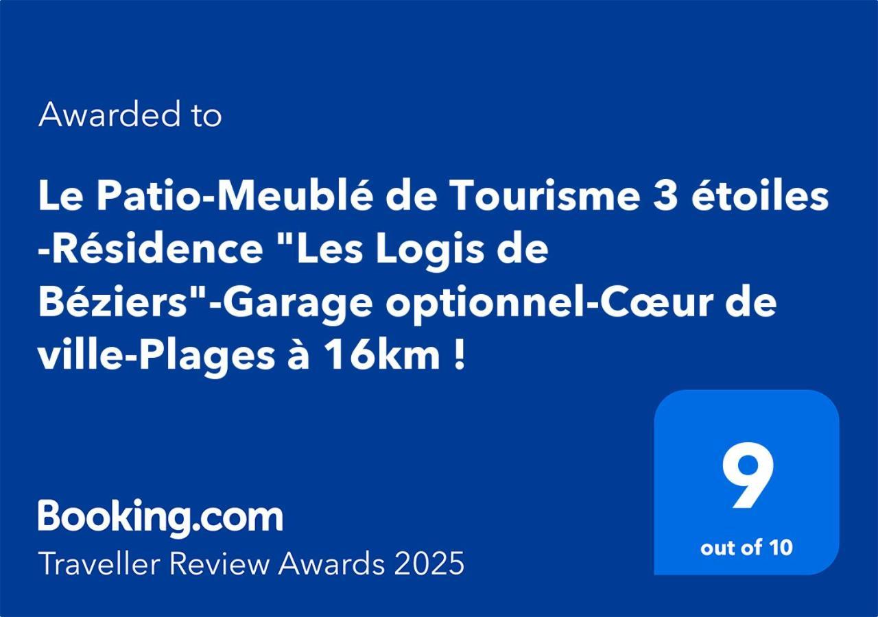 Saëns 01-T2-terrasse avec garage privé optionnel-Centre historique et plages à 16km ! Béziers Extérieur photo